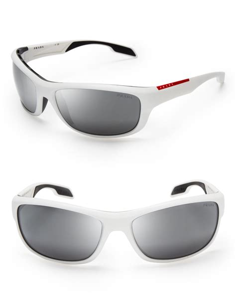 prada white sunglasses men.